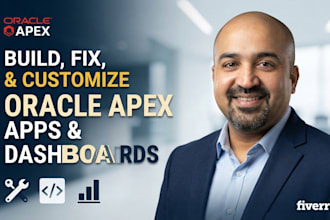 build, fix and customize oracle apex apps and dashboards