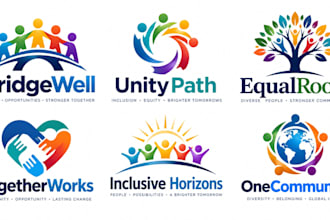 design a modern diversity, community, equality, social impact inclusion logo