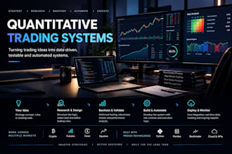 develop a quantitative trading system and automate your strategy