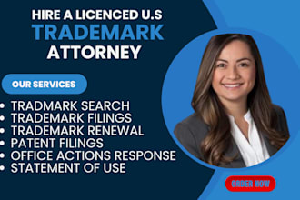 be your trademark attorney for trademark and patent registration, office ac, sou