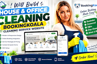 build house office cleaning bookingkoala cleaning service website