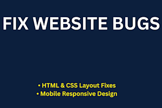 fix html css javascript and wordpress bugs