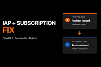 fix ios in app purchases, subscriptions, revenuecat or storekit