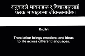 translate languages into english