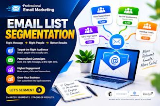segment, organize and optimize your email list for targeted marketing