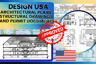 design USA architectural plans, structural drawings and permit ready documents