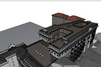 lidar point cloud 2d drawing, extract as built building from point cloud data