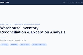 analyze your warehouse inventory discrepancies and reconciliation issues