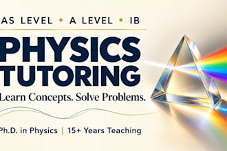 tutor you in as level a level and ib physics step by step