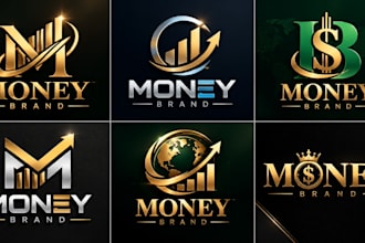 design a professional, finance, investment, banking, or wealth money logo
