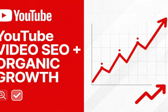 do youtube video SEO and organic video promotion for growth