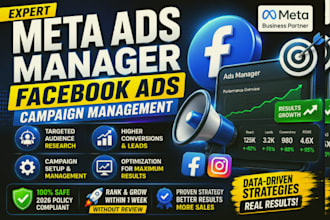 manage your meta ads manager and facebook ads campaign
