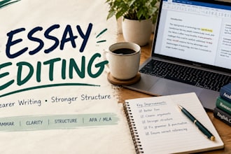polish and edit your essay for clarity, structure, grammar and flow