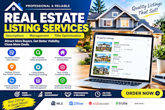 real estate listing descriptions property listing management title optimization