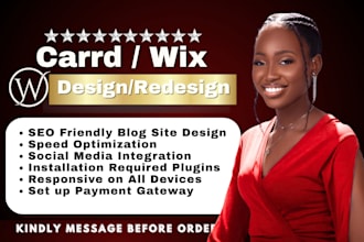 design carrd landing page, carrd website design, carrd co, wix website design