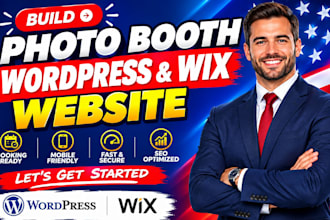 build 360 photo booth website party rental website booqable event rental website