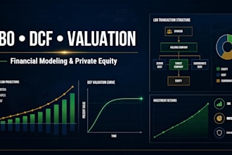 build lbo models, dcf valuation and private equity investor decks