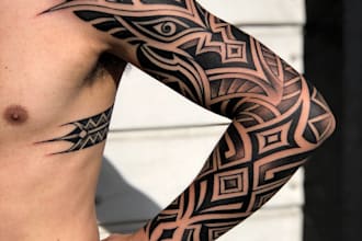 custom tribal tattoo designs unique personalized art