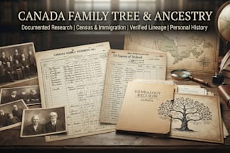 trace canadian ancestry archival genealogy census lineage and family history