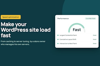 speed up your wordpress and woocommerce website