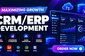 develop custom software, saas, crm, pos, erp and school management system