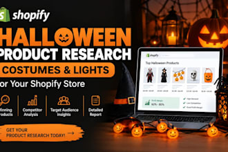 do halloween product research halloween custome and light for your shopify store