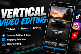 be your professional youtube shorts tiktok reel video editor