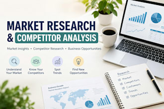 do market research and competitor analysis