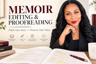 edit and proofread your memoir manuscript professionally
