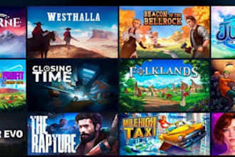 create steam capsule art, capsule cover art, key art and game illustration