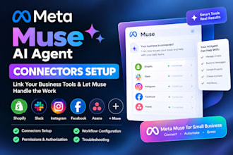 set up meta muse ai agent connectors for your business tools