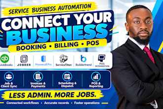 automate quickbook jobber housecallpro servicetitan buildertrend pos integration