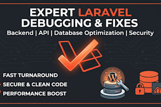 fix php laravel bugs errors and issues