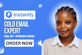 set up instantly ai for cold email outreach and appointment booking, email copy