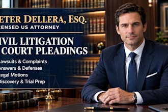 prepare court ready pleadings and discovery for civil litigation