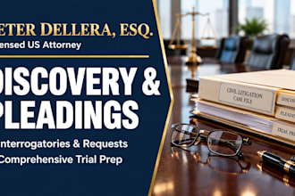 draft discovery requests and civil litigation pleadings as a US attorney