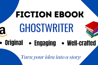 ghostwrite your fiction ebook or book