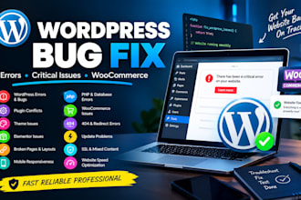 fix wordpress issues wordpress bug fix critical errors woocommerce fix
