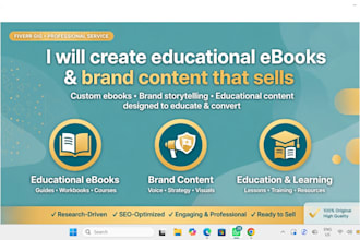 create educational ebooks brand content and digital learning products
