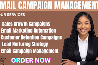 setup email campaign management lead nurturing customer retention sales growth