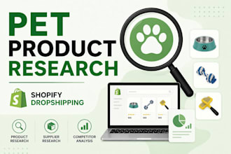do winning pet product research for shopify dropshipping store