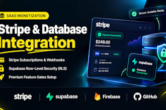 integrate stripe payments and database rules in your vibe coded app