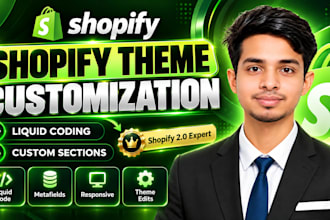 customize shopify themes with liquid coding and custom sections