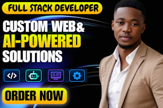 be full stack web developer, software developer for saas and web app development