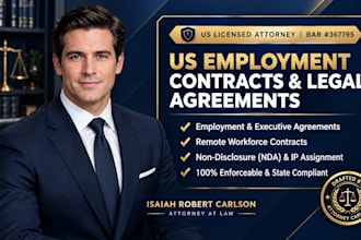 draft an employee confidentiality agreement nda and IP contract