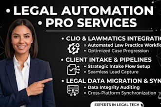 setup clio and lawmatics crm with automated client intake pipelines