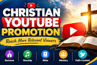 promote christian videos, sermons, worship and ministry channels