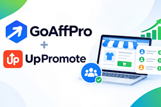 set up goaffpro and uppromote affiliate tracking for your store