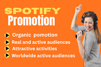 do viral organic spotify music promotion and spotify promo