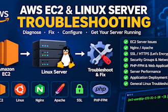 troubleshoot and fix AWS ec2 linux server issues